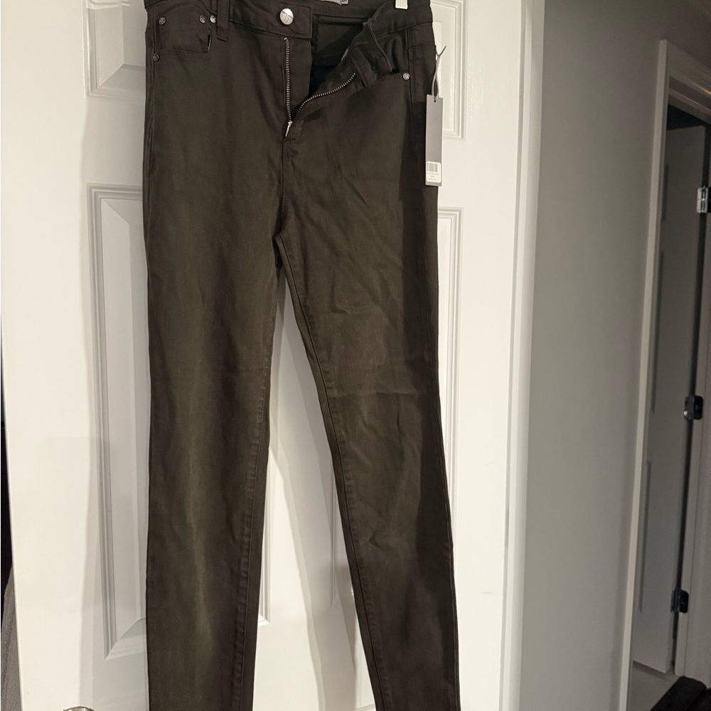 Tractr Women's Olive Skinny Jeans